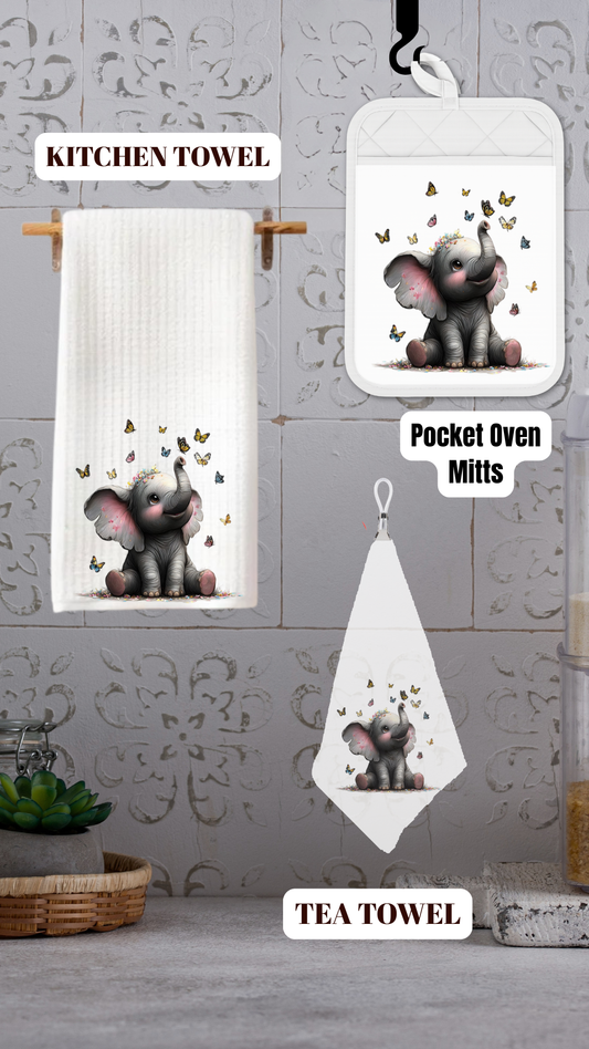 Butterfly Bliss Elephant Kitchen Collection™