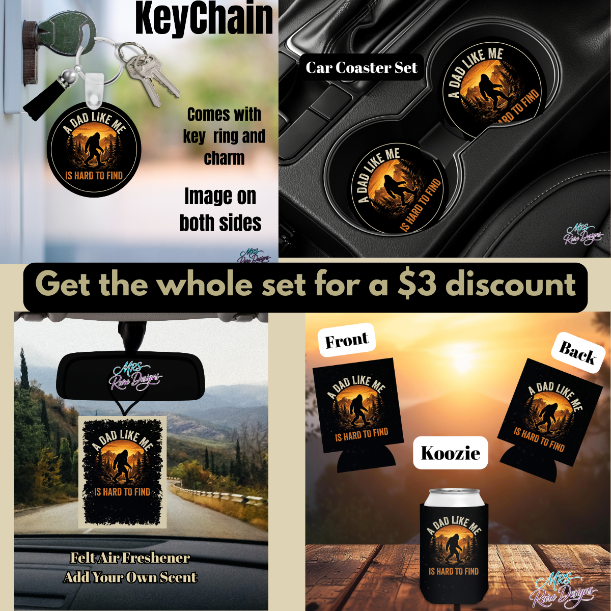 Bigfoot Dad Ride &amp; Carry Bundle