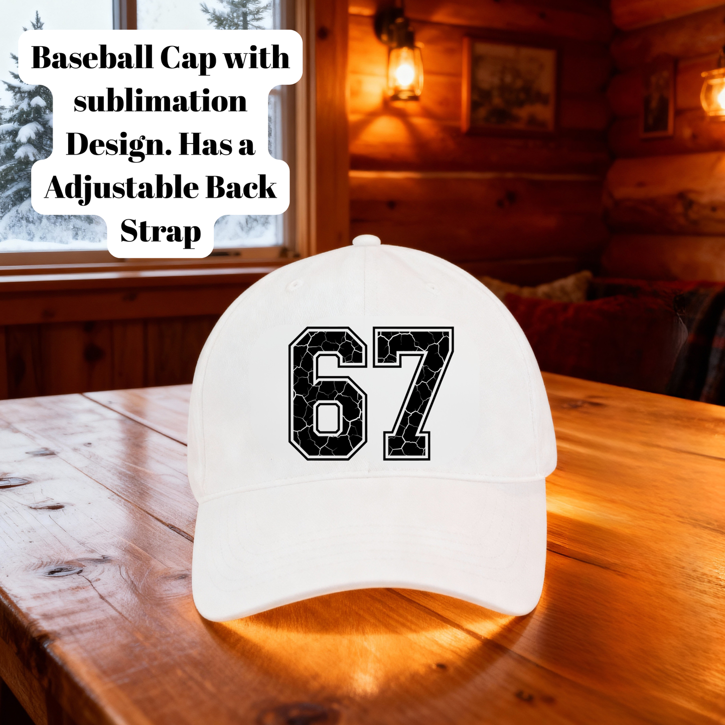 Six Seven 67 Baseball Cap Collection – Custom Sublimation Adjustable Cap Series