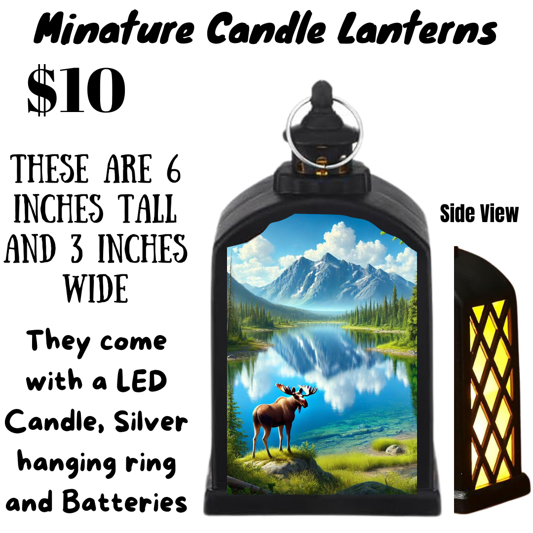 Nature-Inspired Miniature Candle Lanterns