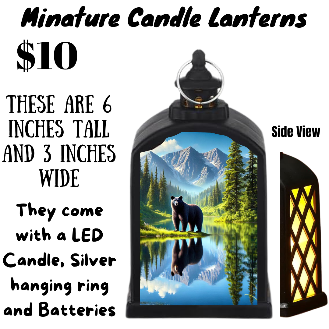 Nature-Inspired Miniature Candle Lanterns