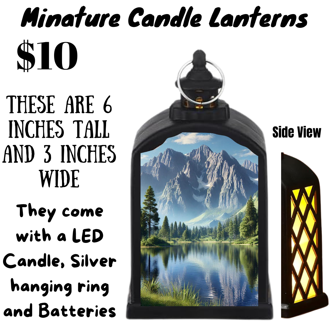 Nature-Inspired Miniature Candle Lanterns