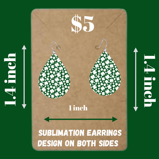 Lucky Clover Charm Earrings