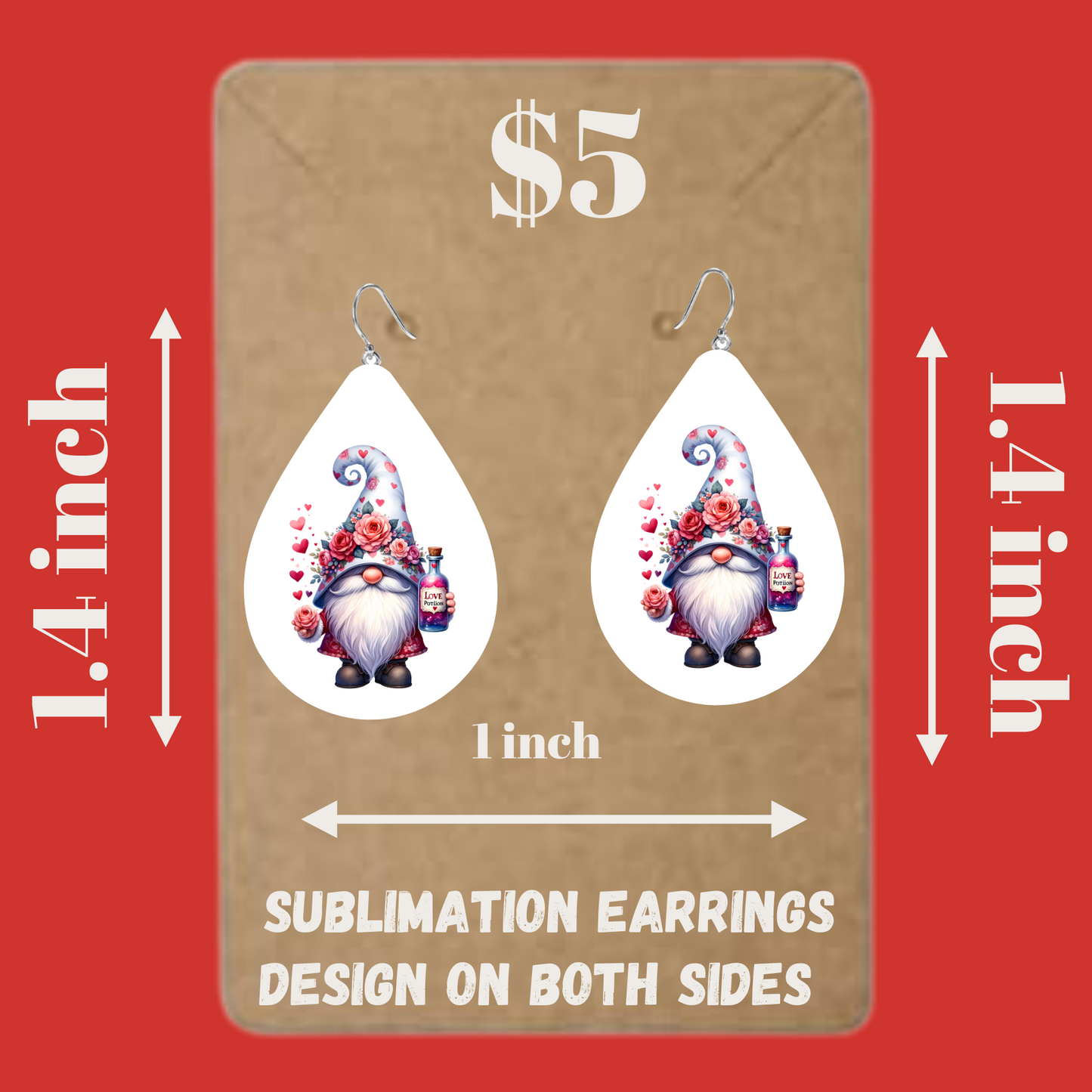 Enchanted Gnome Love Earrings