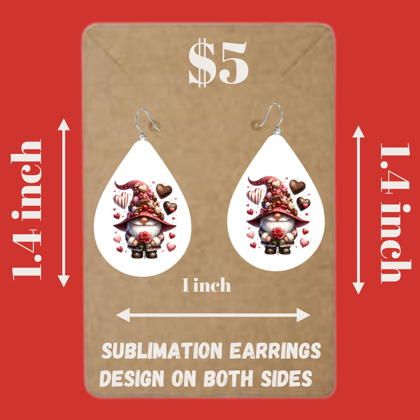 Enchanted Gnome Love Earrings