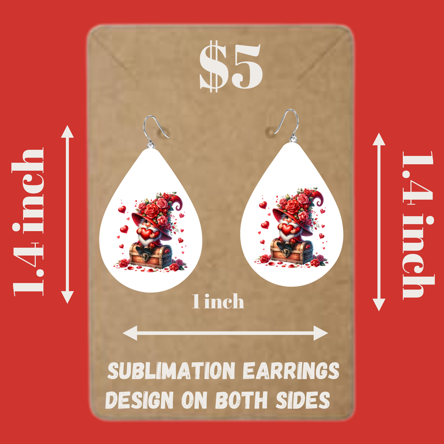 Enchanted Gnome Love Earrings