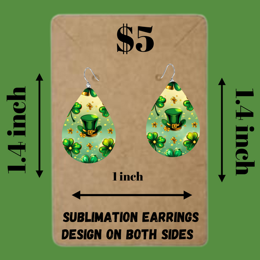 Lucky Charm Teardrop Earrings