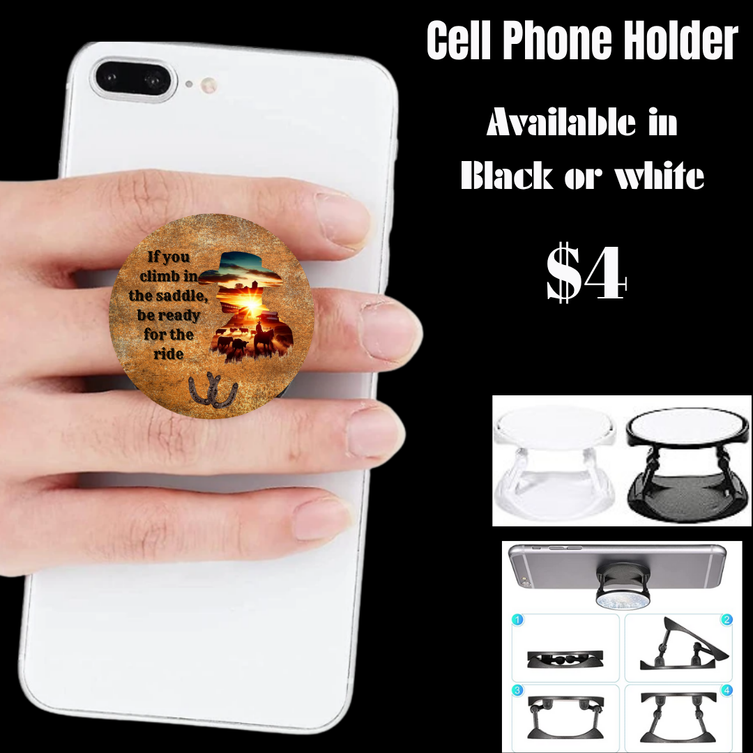 Saddle Up Grip Phone Holder