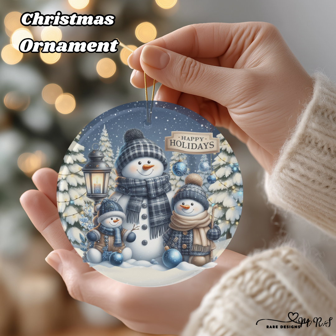 Winter Snowman Wonderland Christmas Ornaments Collection