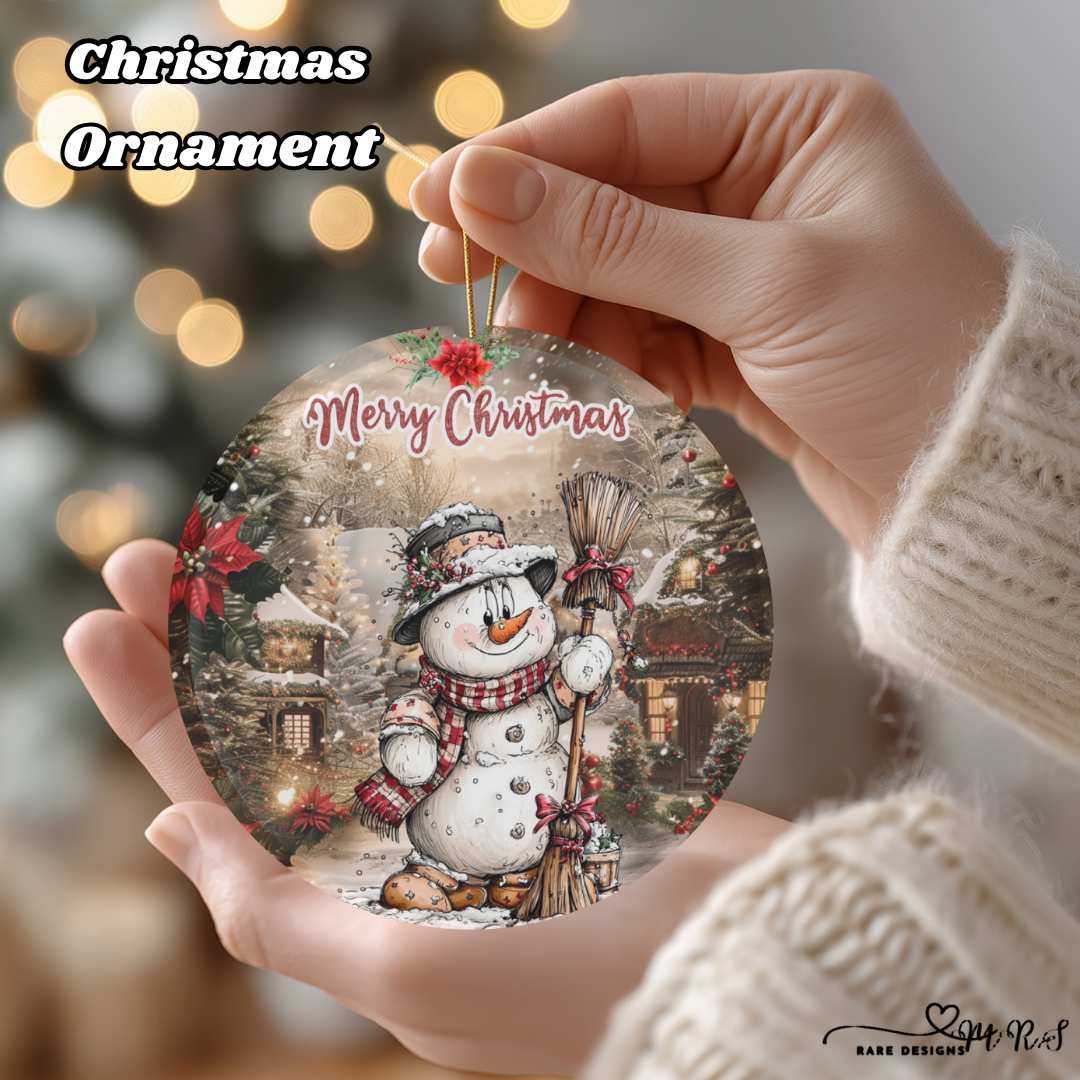 Enchanted Snowfolk Christmas Ornament Collection – 14-Piece Holiday Set