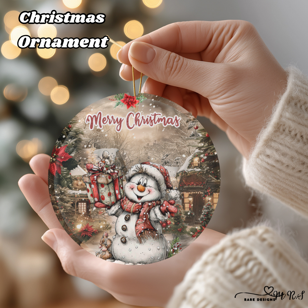 Enchanted Snowfolk Christmas Ornament Collection – 14-Piece Holiday Set