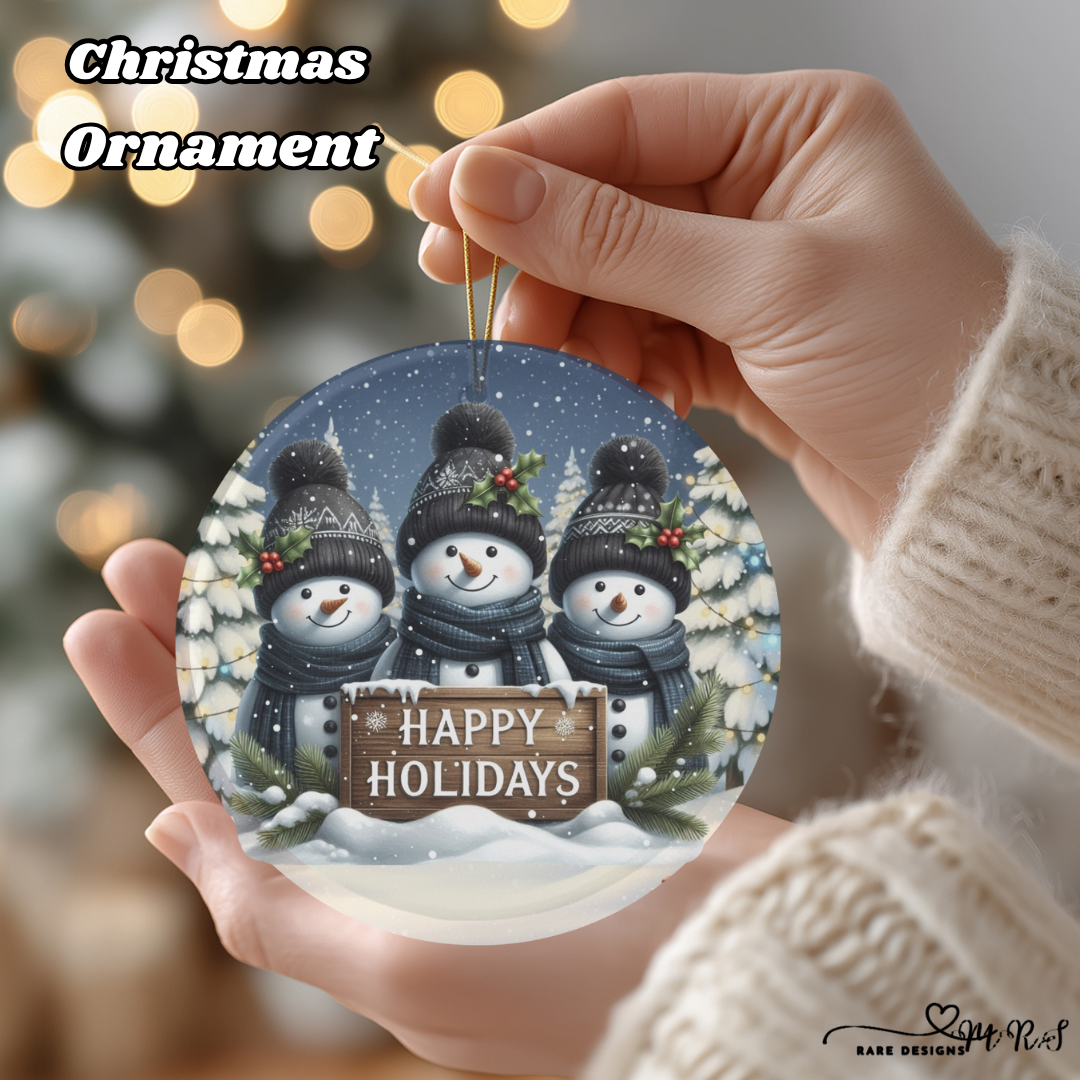 Winter Snowman Wonderland Christmas Ornaments Collection