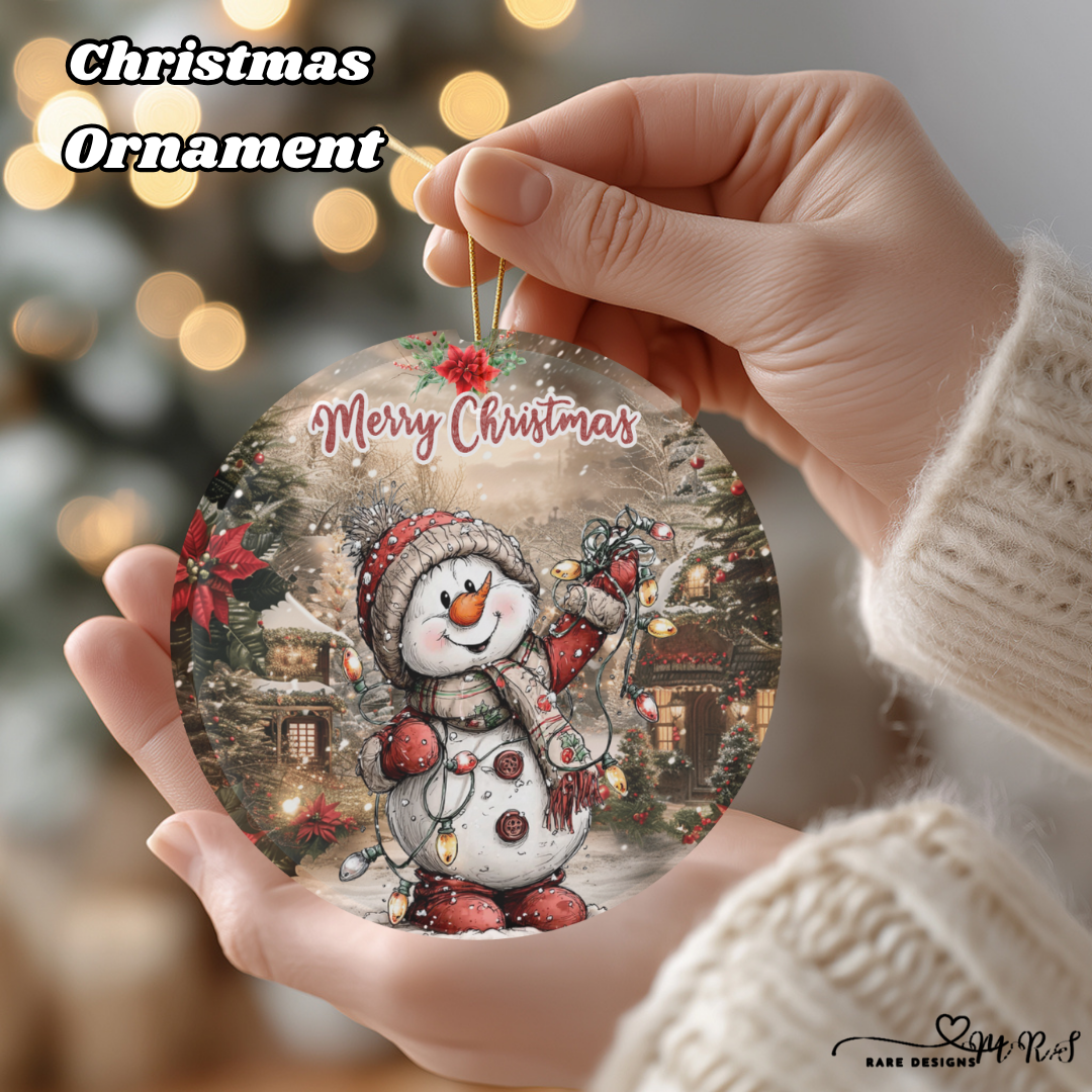 Enchanted Snowfolk Christmas Ornament Collection – 14-Piece Holiday Set