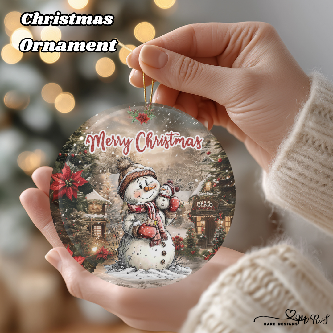 Enchanted Snowfolk Christmas Ornament Collection – 14-Piece Holiday Set