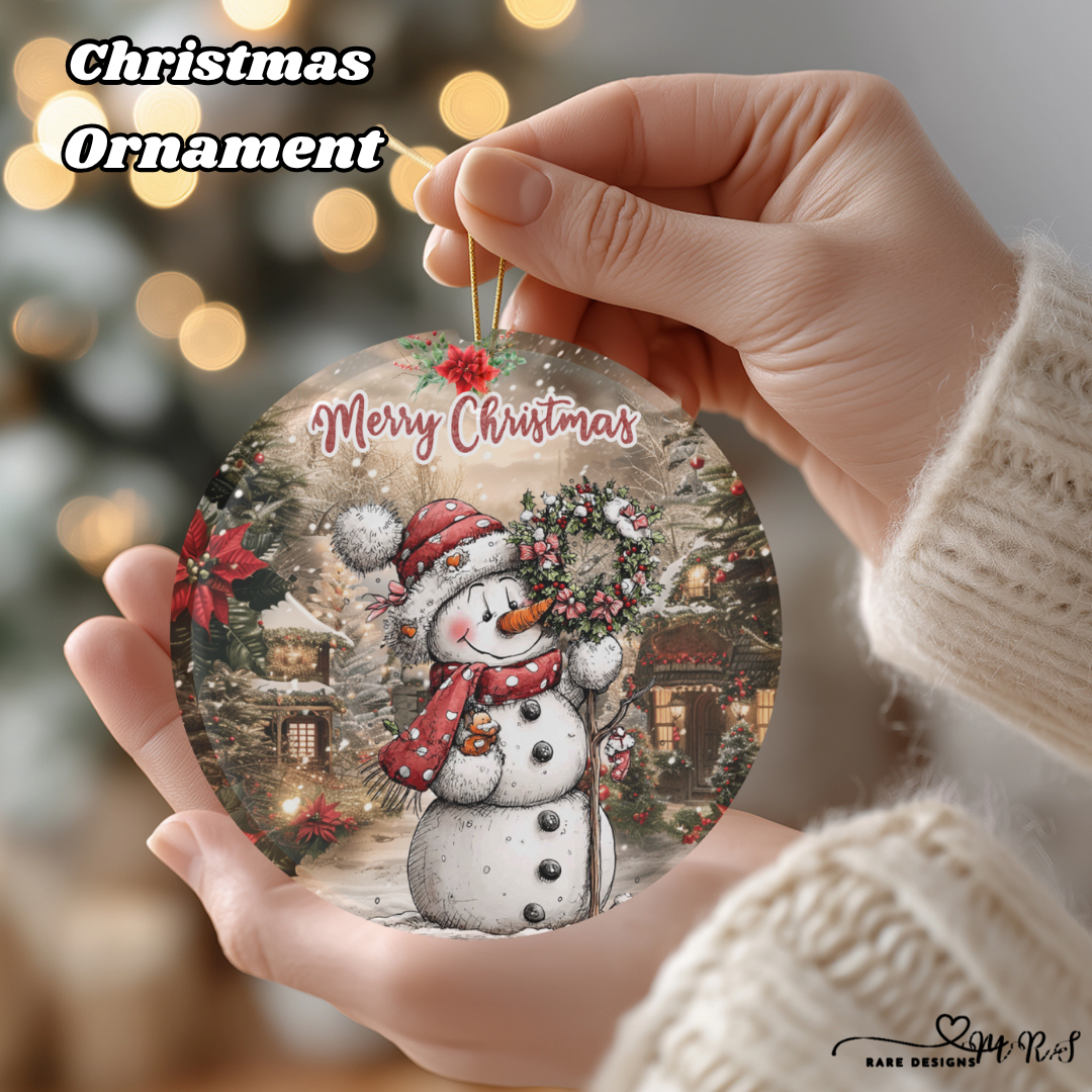 Enchanted Snowfolk Christmas Ornament Collection – 14-Piece Holiday Set