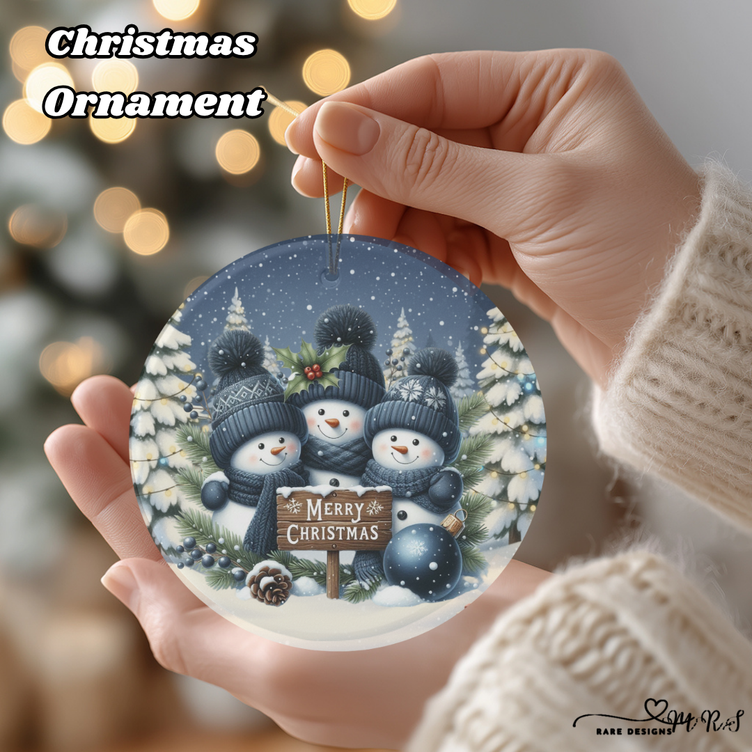 Winter Snowman Wonderland Christmas Ornaments Collection