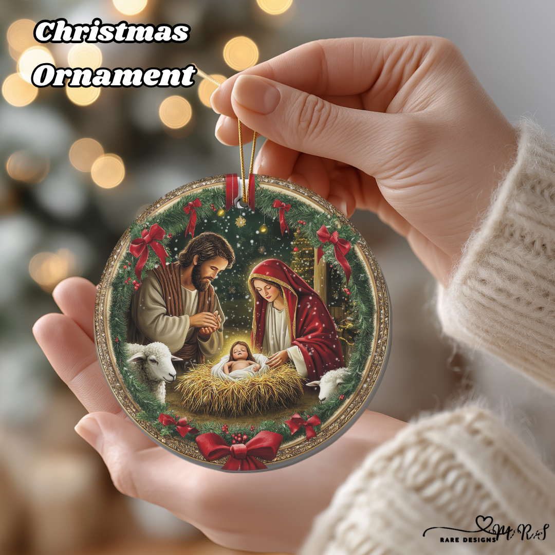 Holy Night Nativity Ornament Set