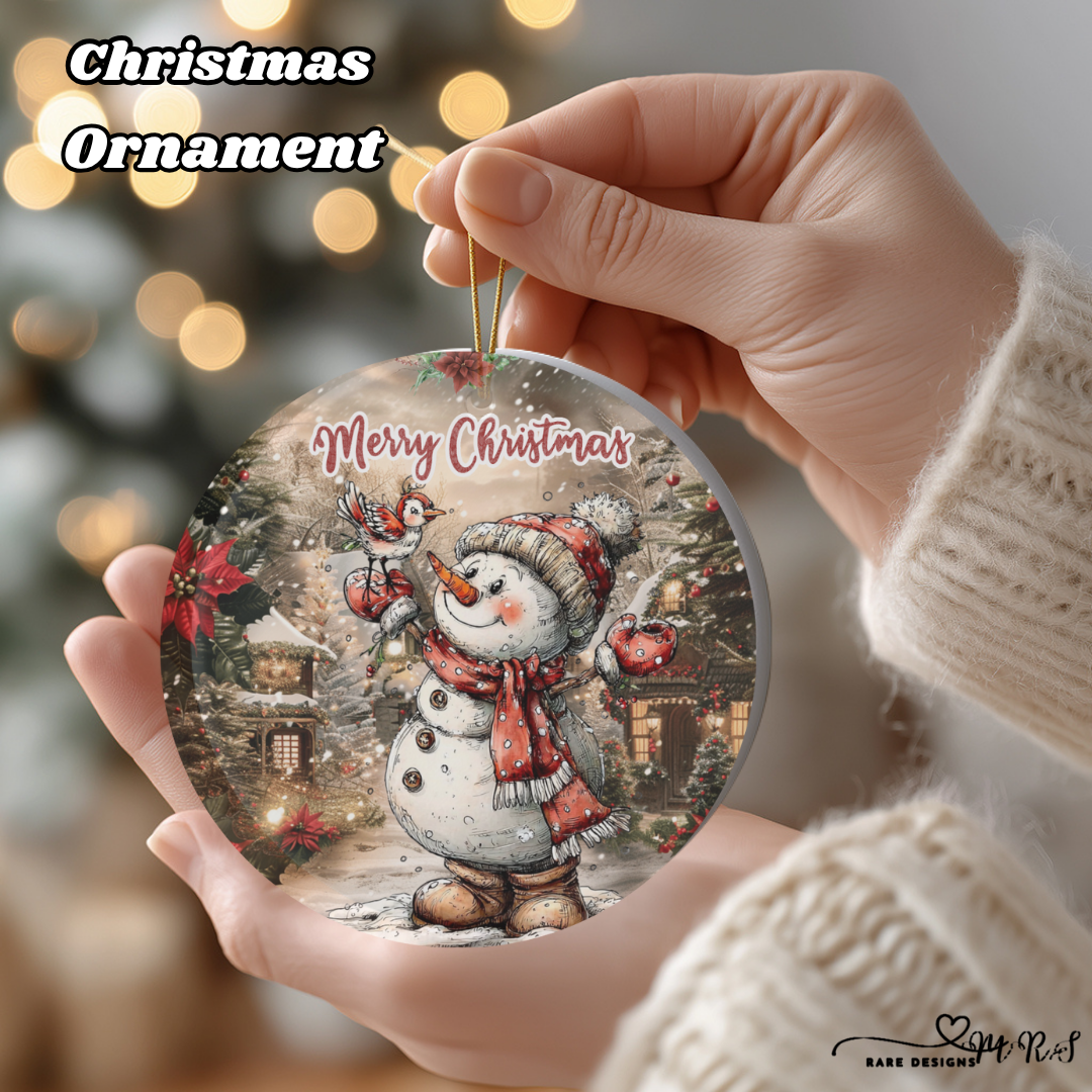 Enchanted Snowfolk Christmas Ornament Collection – 14-Piece Holiday Set