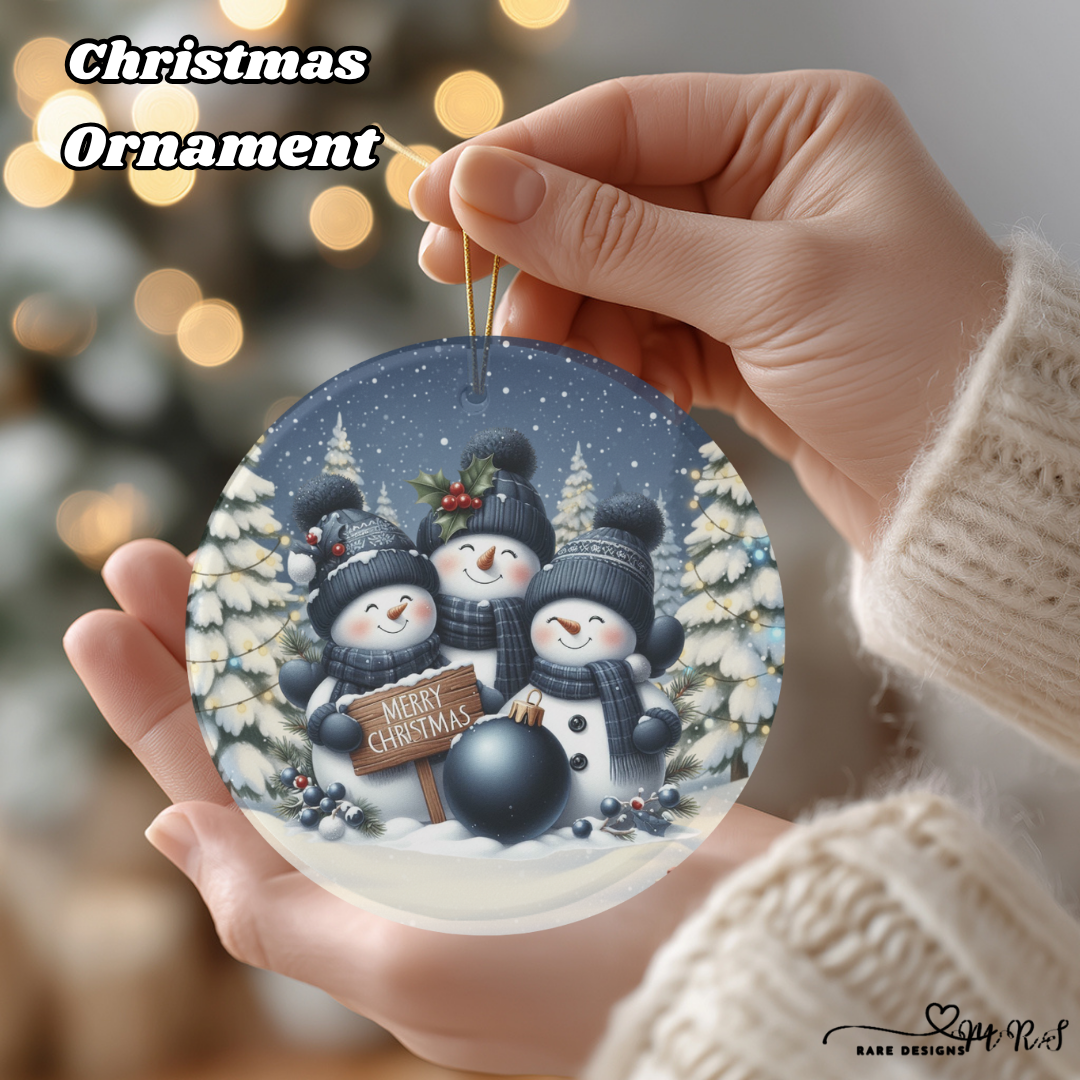 Winter Snowman Wonderland Christmas Ornaments Collection