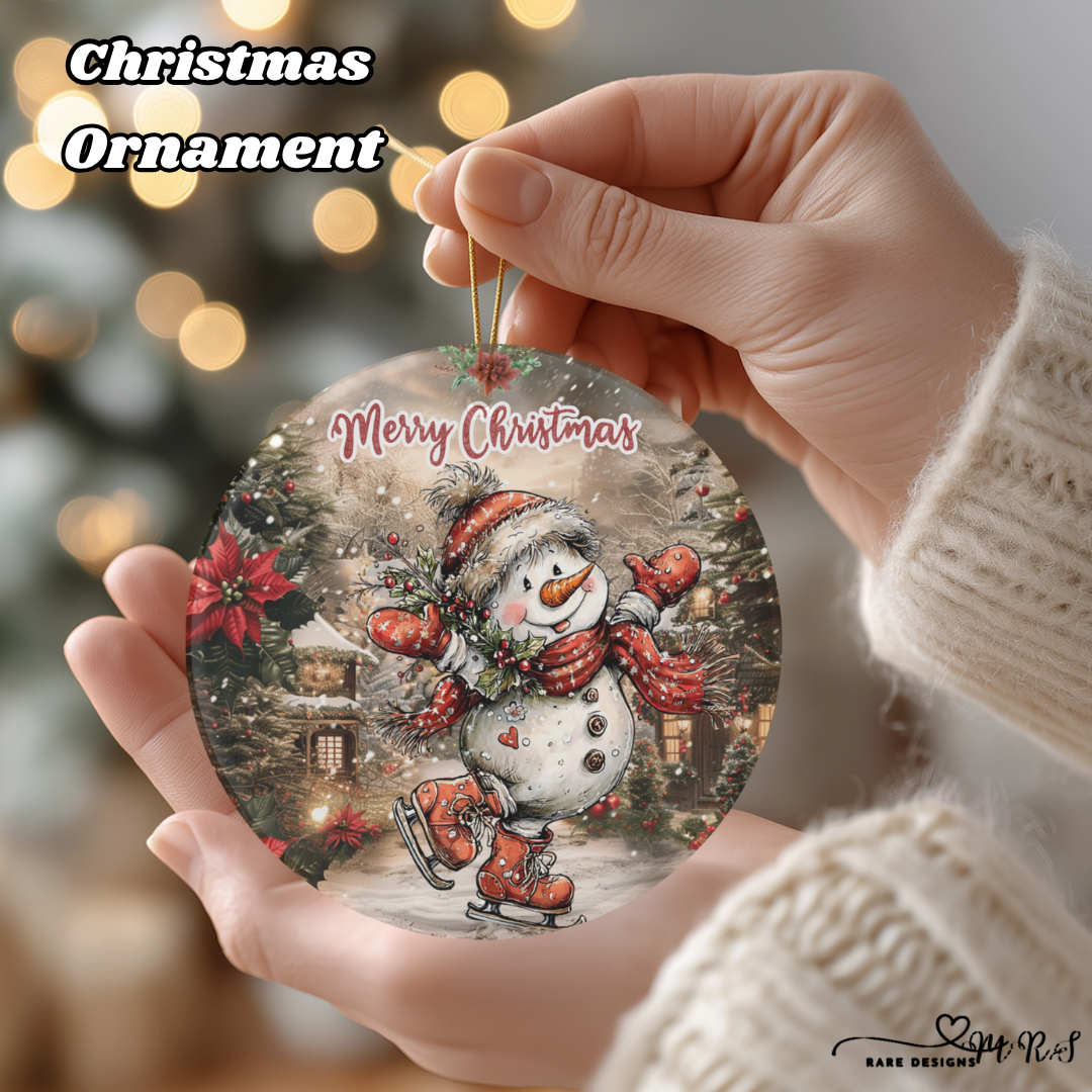 Enchanted Snowfolk Christmas Ornament Collection – 14-Piece Holiday Set