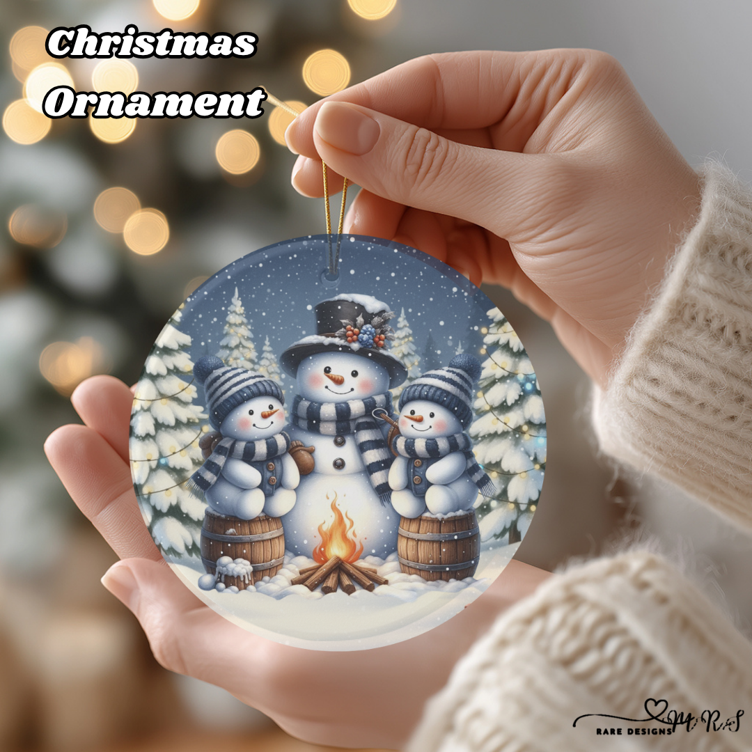 Winter Snowman Wonderland Christmas Ornaments Collection