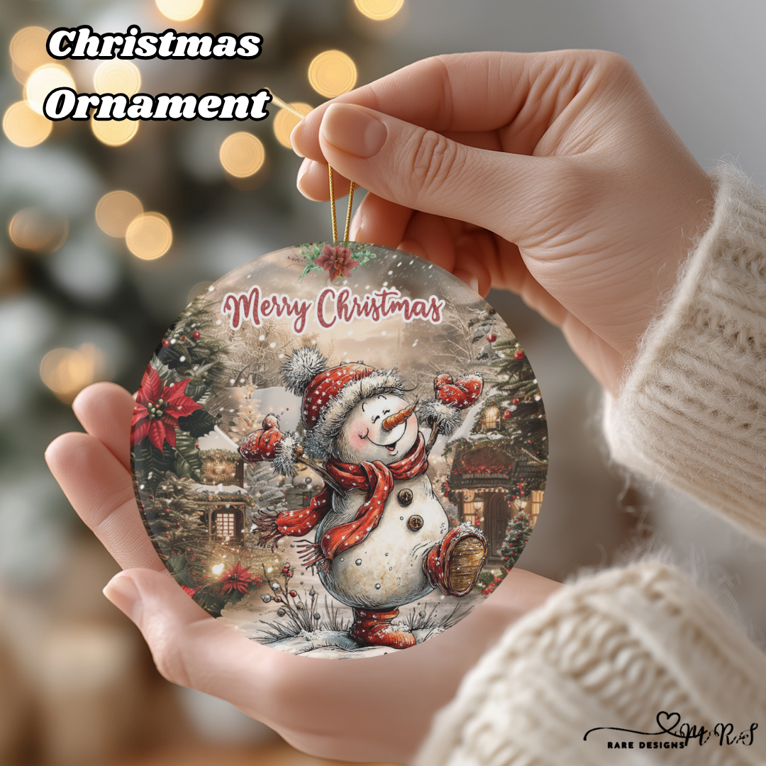 Enchanted Snowfolk Christmas Ornament Collection – 14-Piece Holiday Set