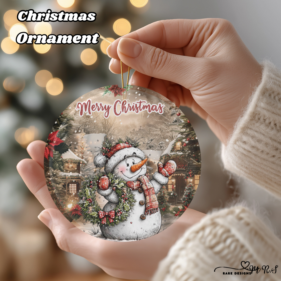 Enchanted Snowfolk Christmas Ornament Collection – 14-Piece Holiday Set