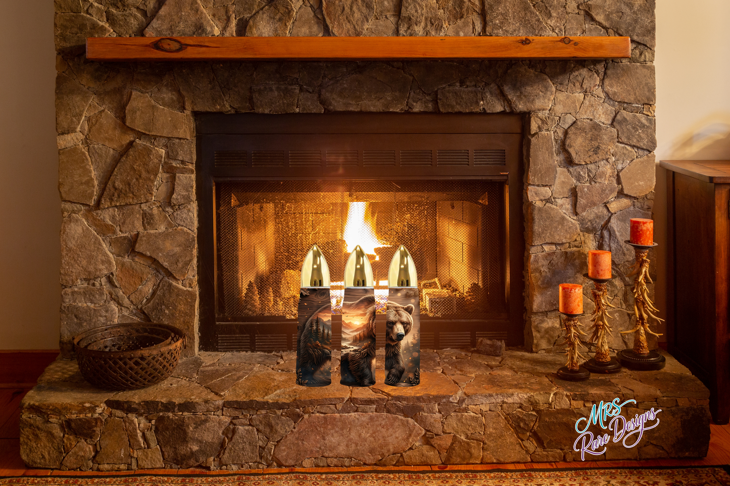 The Wild Caliber: 17oz Grizzly Wilderness Bullet Tumbler
