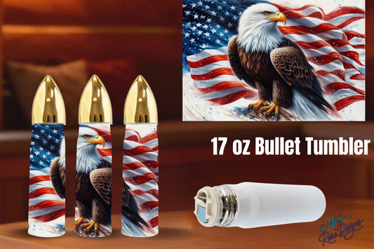 Freedom Flight Bullet Tumbler — 17oz Stainless Steel