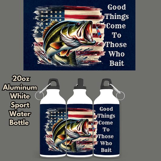 Those Who Bait 20oz Aluminum Sport Water Bottle