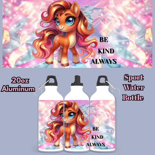 Be Kind Always – Pony Magic 20oz Sport Bottle Collection