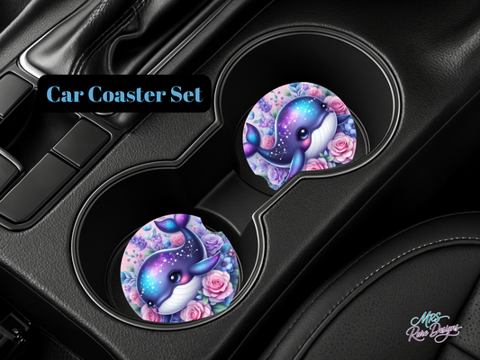 OceanBloom Drive Coaster Set