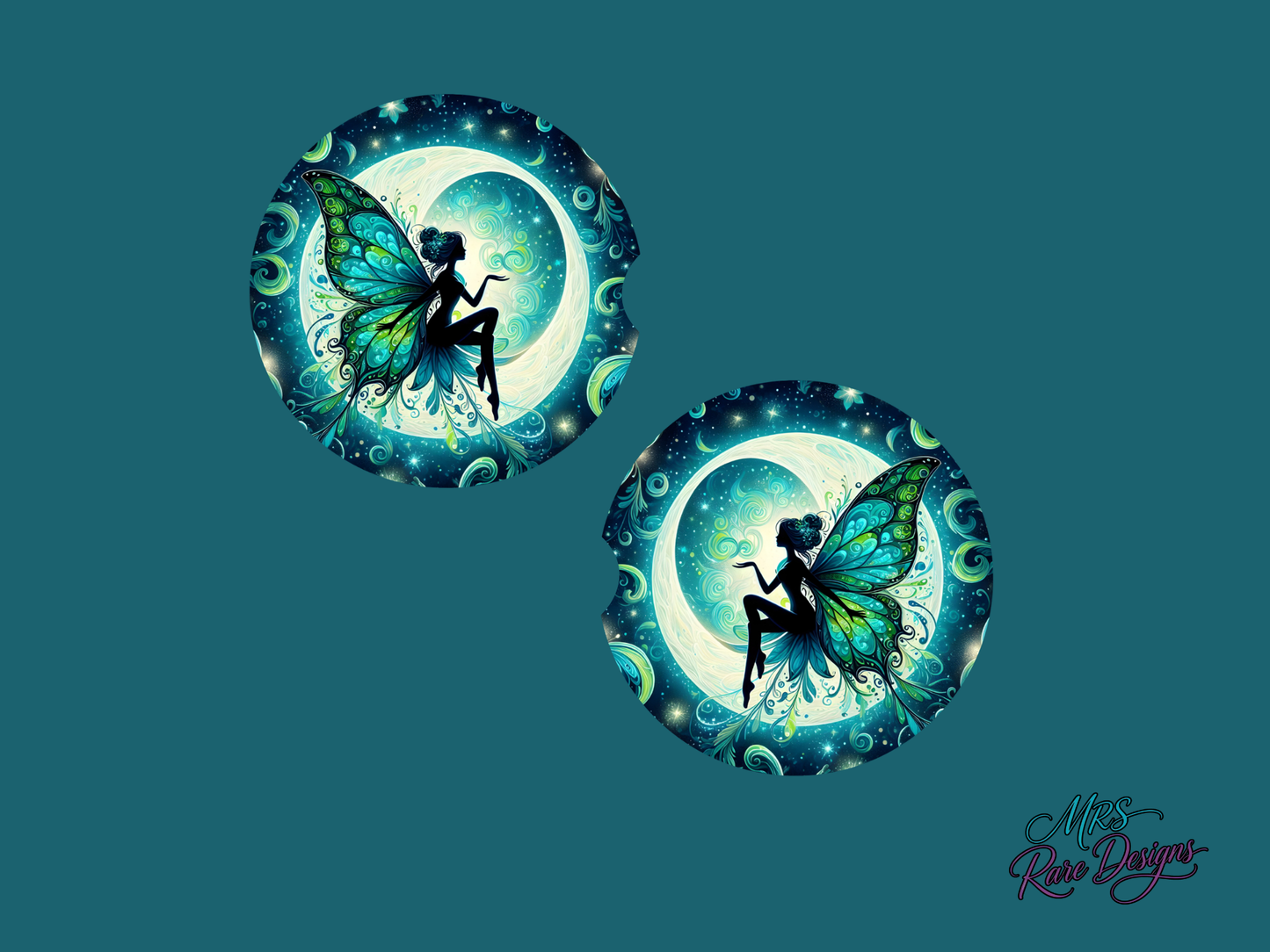 Lunar Enchantment Car Coaster Set