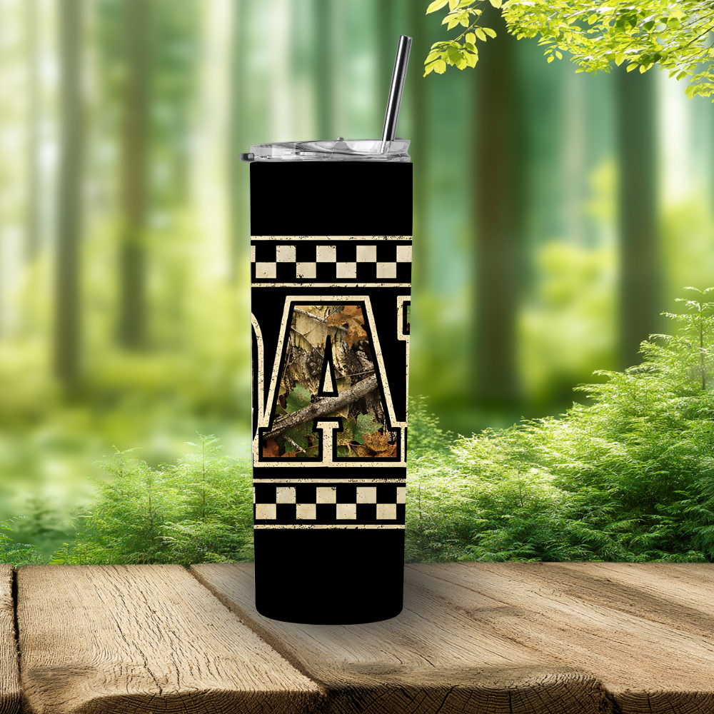 Camo Dad Slim Command Tumbler