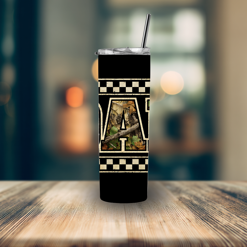 Camo Dad Slim Command Tumbler