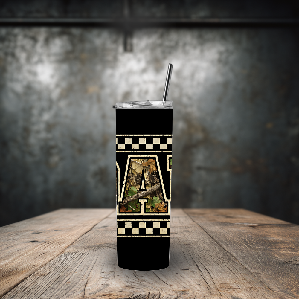 Camo Dad Slim Command Tumbler