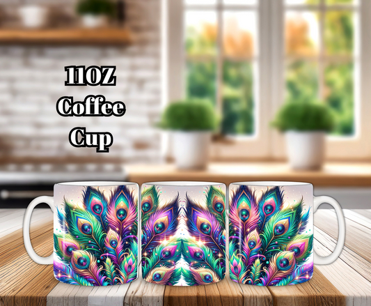 Radiant Plumage Coffee Cup