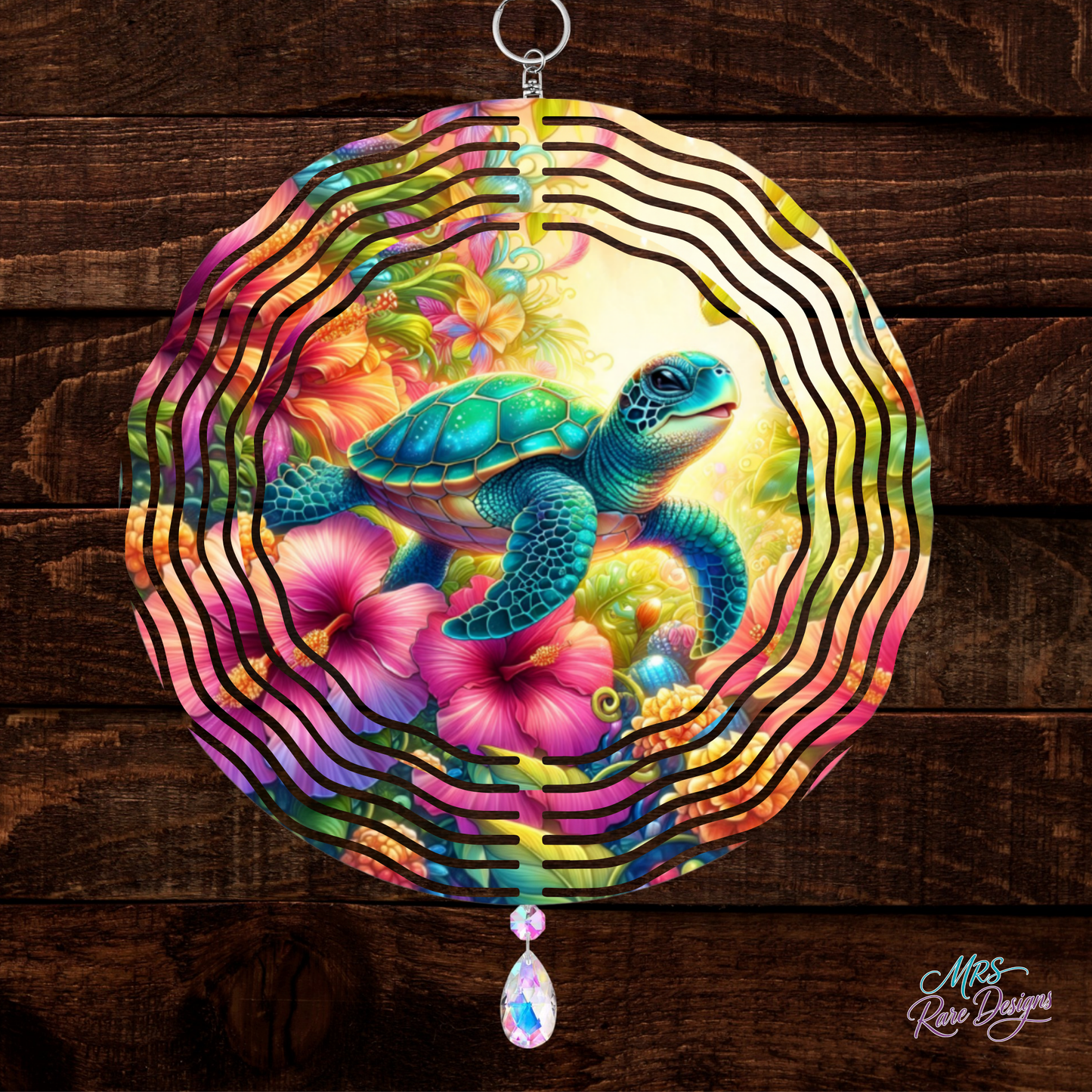 "Jeweled Tide" 8" 3D Wind Spinner