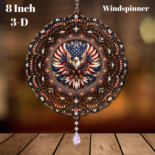 Patriot Eagle 3D Windspinner