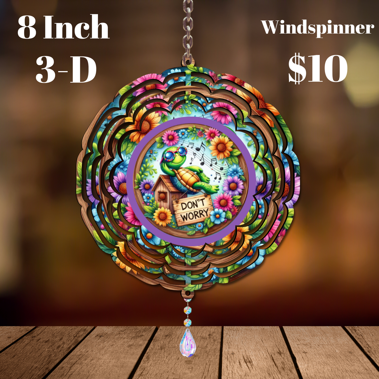 Harmony Frog 3-D Windspinner Collection