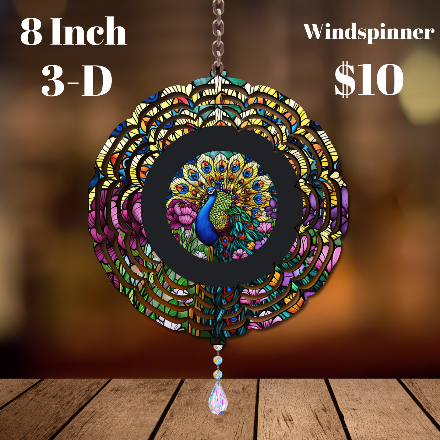 Majestic Peacock Windspinner Collection