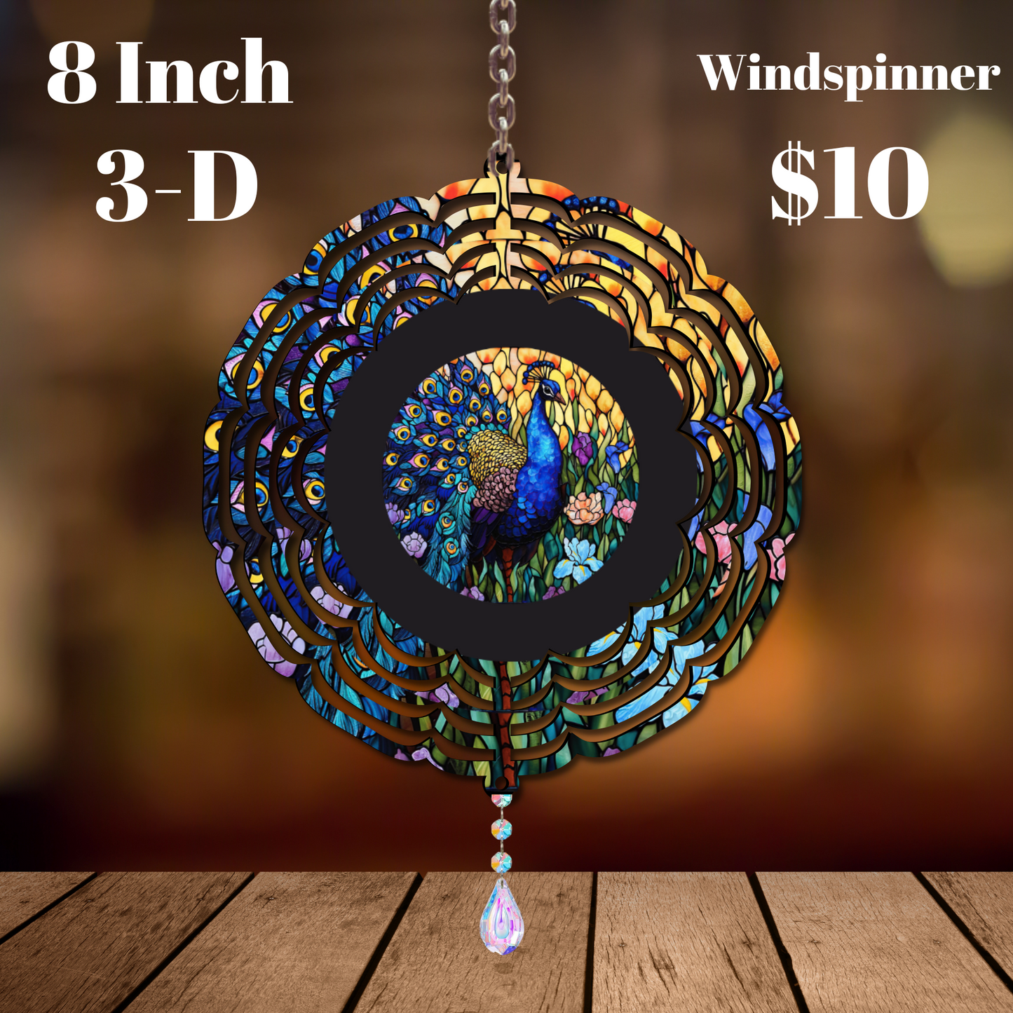 Majestic Peacock Windspinner Collection