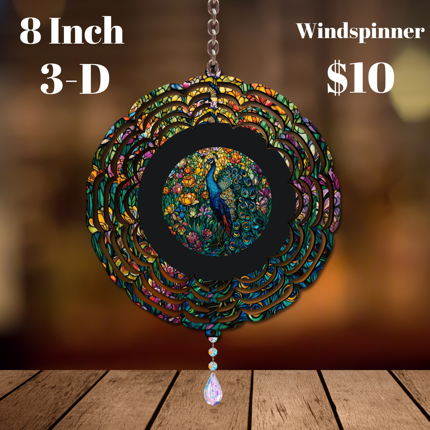 Majestic Peacock Windspinner Collection