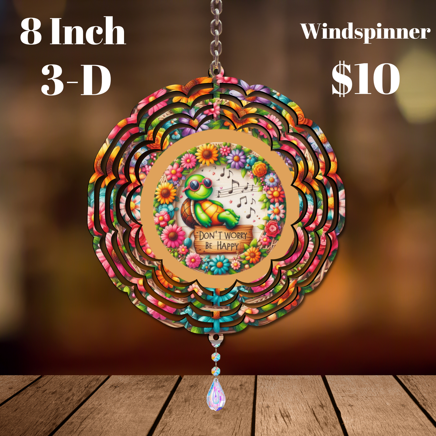 Harmony Frog 3-D Windspinner Collection