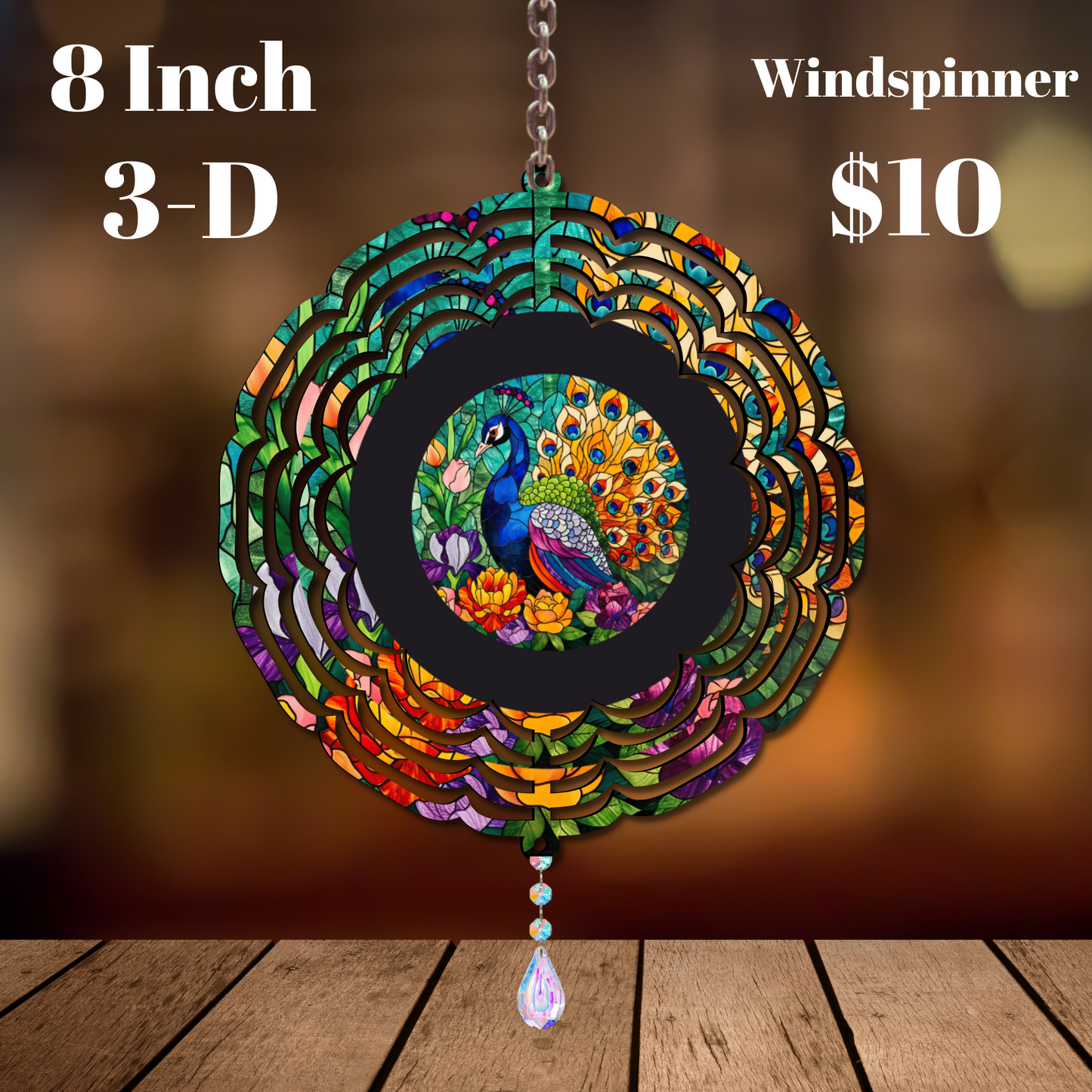 Majestic Peacock Windspinner Collection
