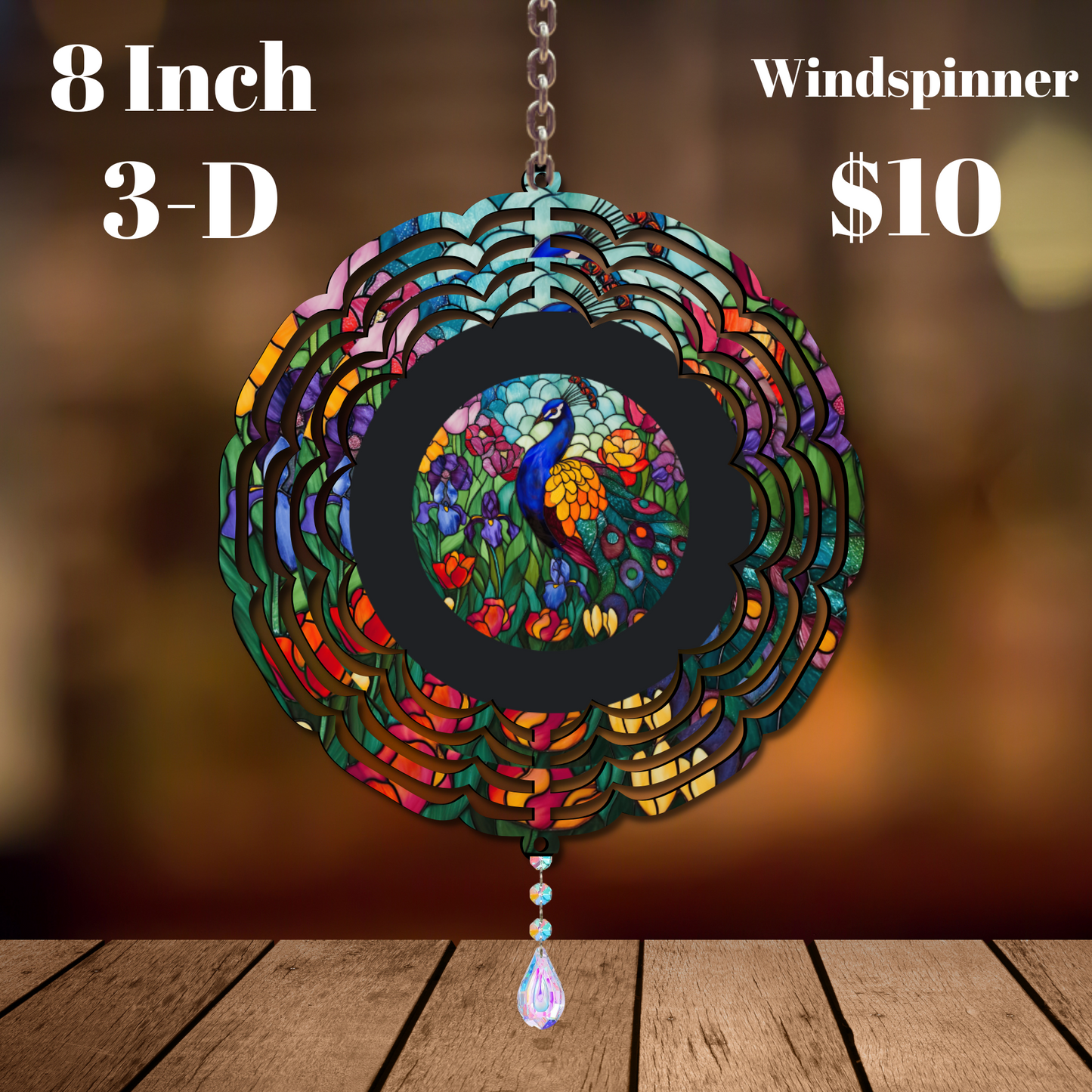 Majestic Peacock Windspinner Collection