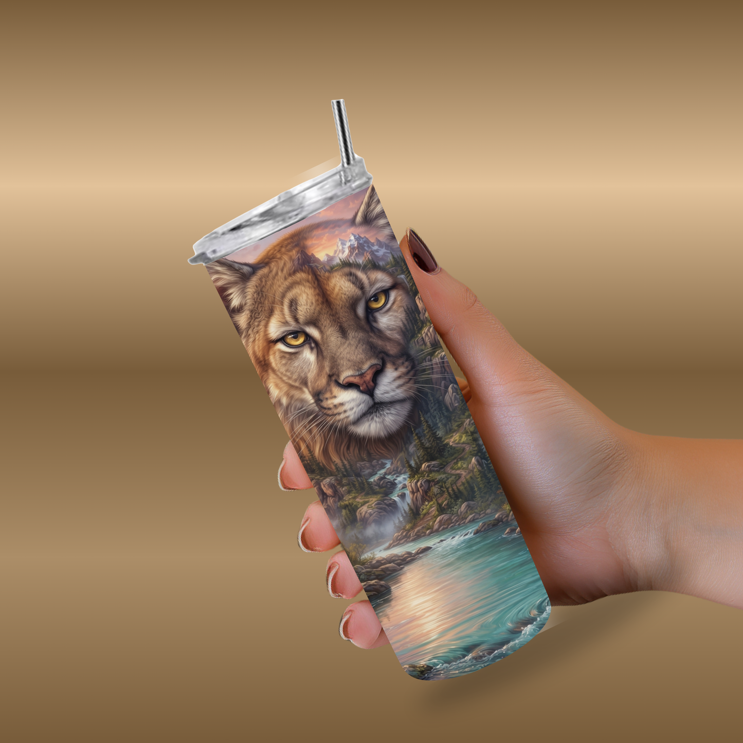"Wild Ridge" Skinny Tumbler