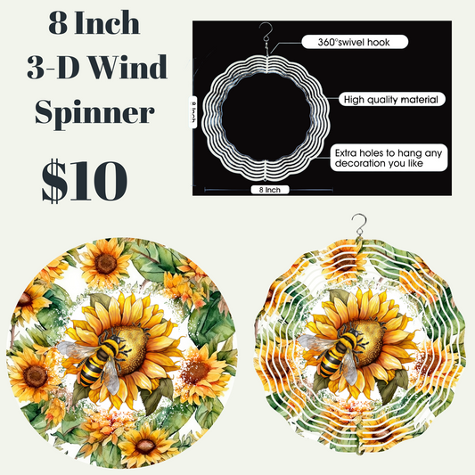 Blossom Buzz 3D Wind Spinner