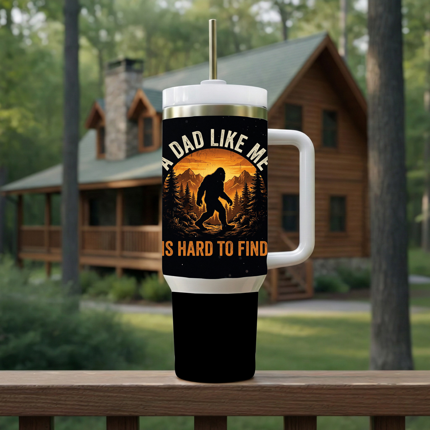 Bigfoot Dad Rare Edition Tumbler