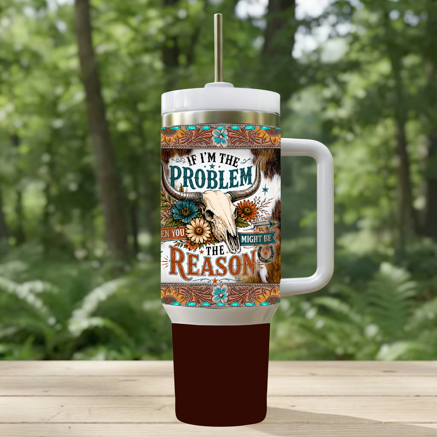 "Small Cup, Big Attitude Bundle" — The If I'm The Problem 30 oz Tumbler Set